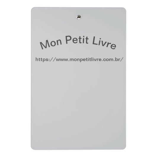 Mini Prancheta Meow da Mon Petit Livre Klembord (Achterkant)