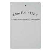 Mini Prancheta Meow da Mon Petit Livre Mini Klembord (Achterkant)