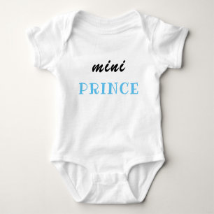 Mini Prince, Baby shower, pasgeboren jongen, Romper