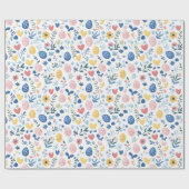 Mini-Print Pastel Pasen – 30" x 6' Roll Cadeaupapier (Vlak)