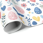 Mini-Print Pastel Pasen – 30" x 6' Roll Cadeaupapier (Rol Hoek)