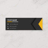 Mini Professioneel Eenvoudig Visitekaartje (Achterkant)