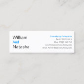 Mini Profile Card - Consultancy partnership Mini Visitekaartje (Voorkant)