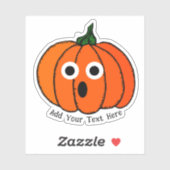 Mini Pumpkin Halloween Sticker (Vel)