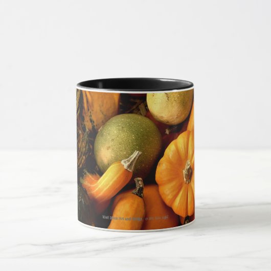 Mini Pumpkins and Gourds Assortment Herfst Foto 2 Mok (Midden)