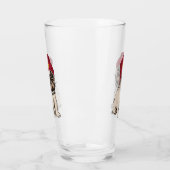 Mini Puppy Hipster Pug Glas (Links)
