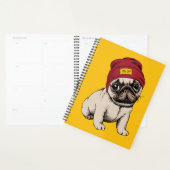 Mini Puppy Hipster Pug Planner (Display)