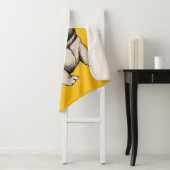 Mini Puppy Hipster Pug Sherpa Deken (In situ)