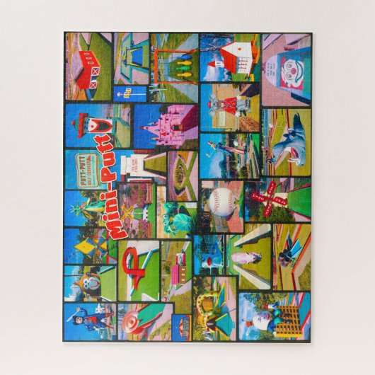 Mini-Putt Golf Jigzaag Puzzle Legpuzzel (Verticaal)