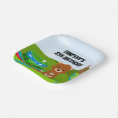 Mini Putt Putt Verjaardag Schattigee Gopher Kinder Papieren Bordje (Gebogen)