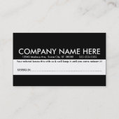 mini raadpleegt een vriend aanbevelingskaartje (Achterkant)