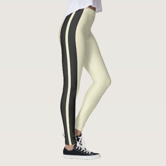 Mini Racing Stripes op elke COLOR achtergrond Leggings (Rechts)