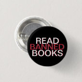 Mini READ BANNED BOOKS BUTTON (Voorkant /achterkant)