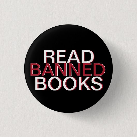 Mini READ BANNED BOOKS BUTTON (Voorkant)