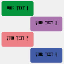 Mini Rechthoek Waterdicht Label