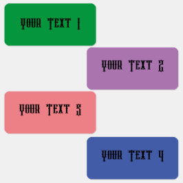 Mini Rechthoek Waterdicht Label