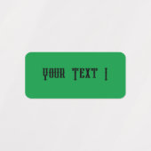 Mini Rechthoek Waterdicht Label (Design 1)