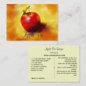 Mini Recipe-kaarten voor klanten, vrienden of fami Visitekaartje (Voorkant / Achterkant)