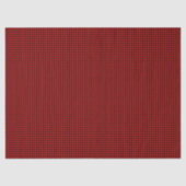 Mini Red and Black Buffalo Check Gingham Pattern Tissuepapier (Voorkant)
