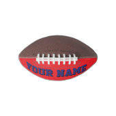 Mini RED EN NAVY BLUE Personalized Football (Voorkant)