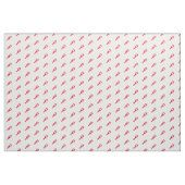 Mini Red Preppy Lobster Print Stof (Fat Quarter)