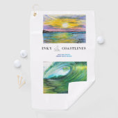 Mini Reishanddoek met surven ontwerp Golfhanddoek (Insitu)