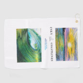 Mini Reishanddoek met surven ontwerp Golfhanddoek (Horizontaal)