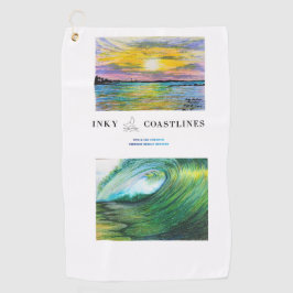 Mini Reishanddoek met surven ontwerp Golfhanddoek