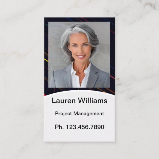 Mini Resume Kaart | Kaart voor netwerken Contactkaartje (Voorkant)