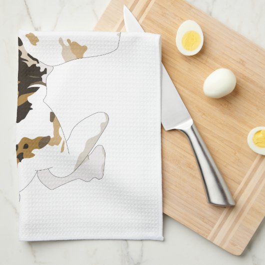 Mini Rex Rabbit - "Sneak" Theedoek (Quarter Fold)