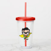 Mini Robin Acryl Drinkbeker (Voorkant)