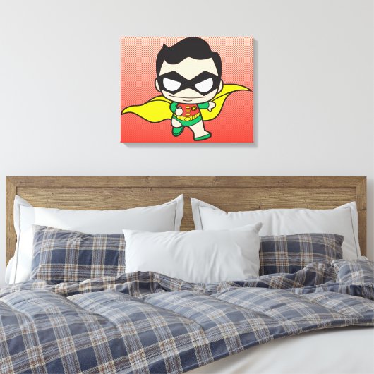 Mini Robin Canvas Afdruk (Insitu (Slaapkamer))