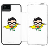 Mini Robin Incipio iPhone Portemonnee Hoesje (Agenda Open)