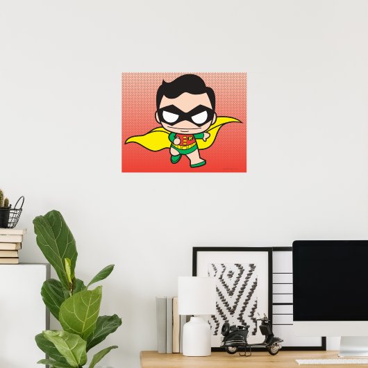 Mini Robin Poster (Thuiskantoor)