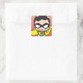Mini Robin Vierkante Sticker (Tas)
