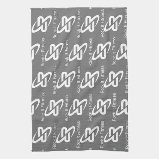 Mini Rock it Logo Workout Towel Theedoek (Verticaal)