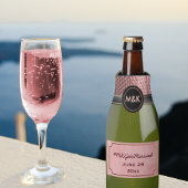 Mini Roze Champagne Trouwfleskoeler Flesjeskoeler