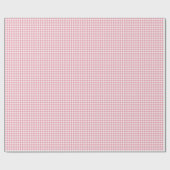 Mini Roze Gingham Check Cadeaupapier (Vlak)