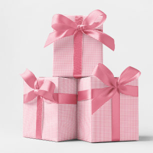 Mini Roze Ginghamruit Cadeaupapier