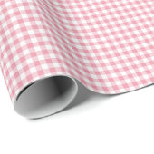 Mini Roze Ginghamruit Cadeaupapier (Rol Hoek)