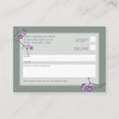 MINI RSVP-ANTWOORDKAART :: kersenbloesem 6L Informatiekaartje (Achterkant)