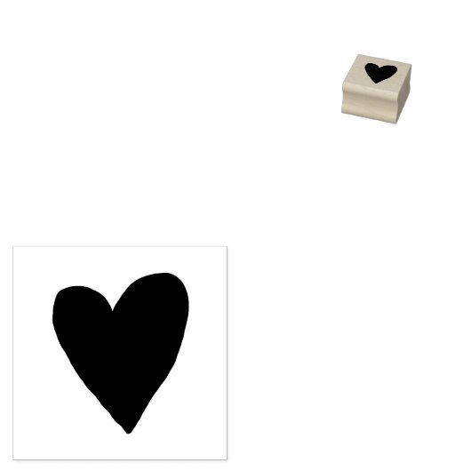 Mini rubberen stempel hart (Gestempeld)