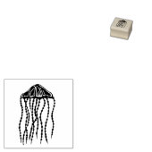 Mini rubberstempel kwal, medusa stempel (Gestempeld)