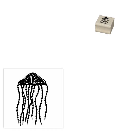 Mini rubberstempel kwal, medusa stempel (Gestempeld)