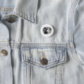 Mini rustige, slapende honden ronde button 3,2 cm (In situ)