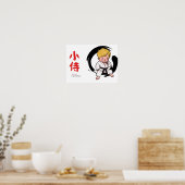 Mini Samurai Poster (Keuken)