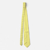 Mini schilderij met penseel voor kunstenaars stropdas (Achterkant)