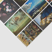 Mini-schilderingen - Weefselpapier loskoppelen Tissuepapier (Detail)