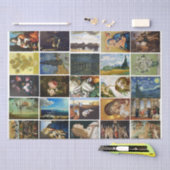 Mini-schilderingen - Weefselpapier loskoppelen Tissuepapier (Craft)