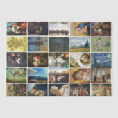 Mini-schilderingen - Weefselpapier loskoppelen Tissuepapier (Voorkant)